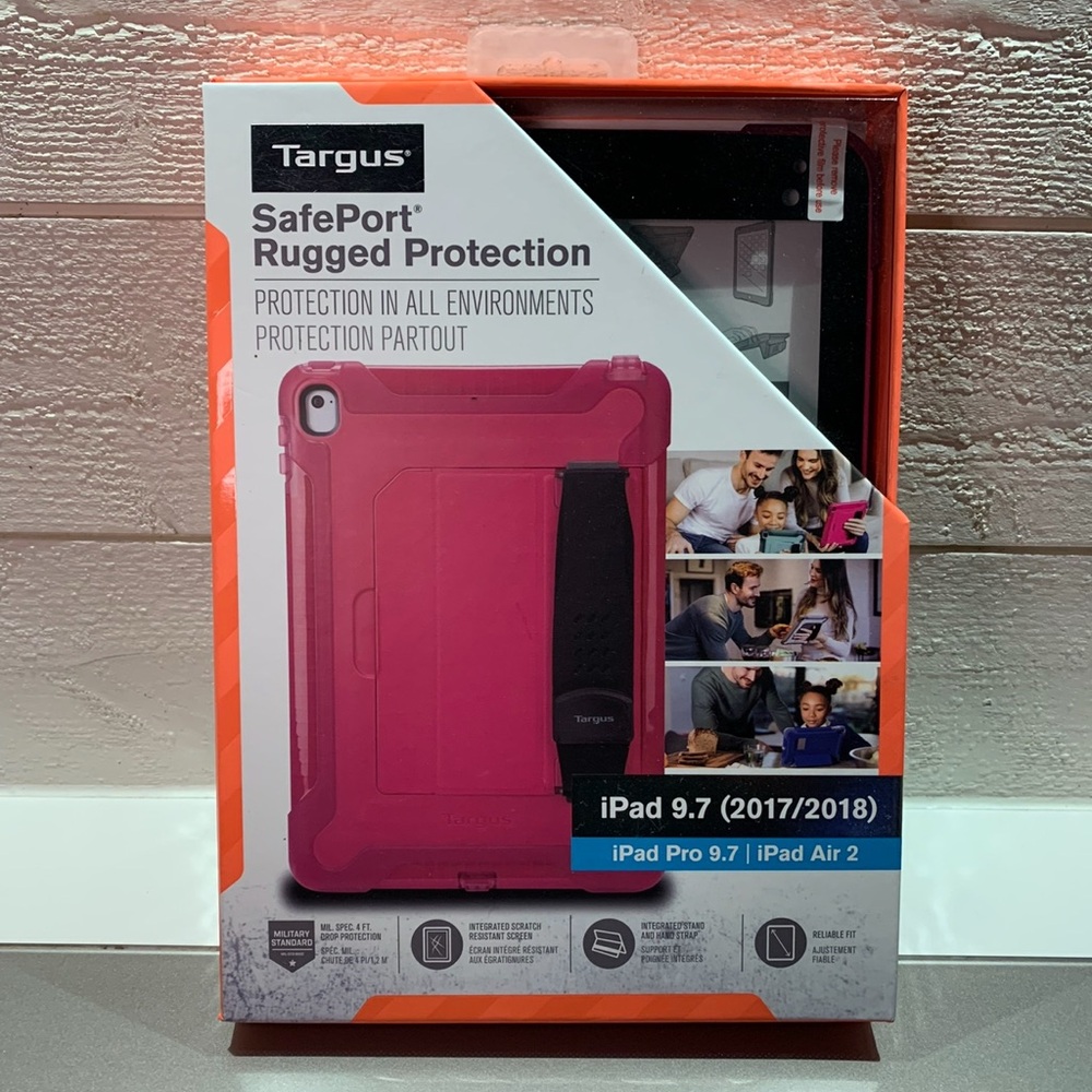 Targus SafePort Rugged Protection Case for iPad Pro 9.7 - Pink